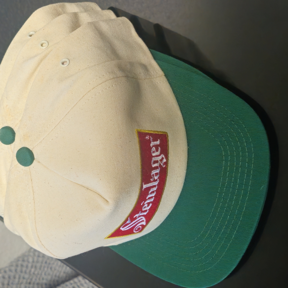 Steinlager Cream and Green Cap